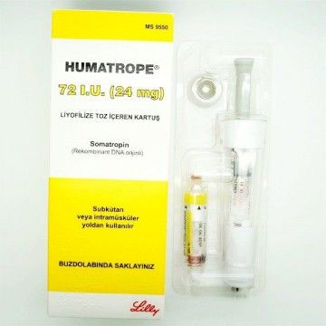 Humatrope Lilly 72 IU (24 mg) Somatropin