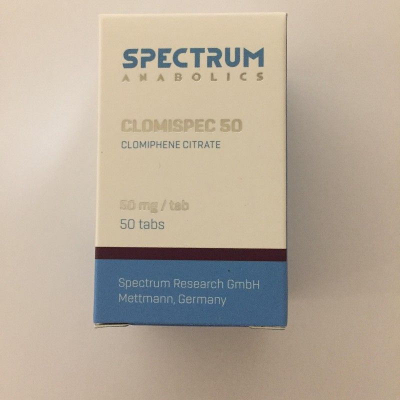 Clomispec 50 Clomiphene Citrate Spectrum Anabolics